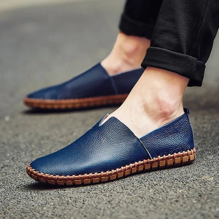 Åndbare Læder Loafers