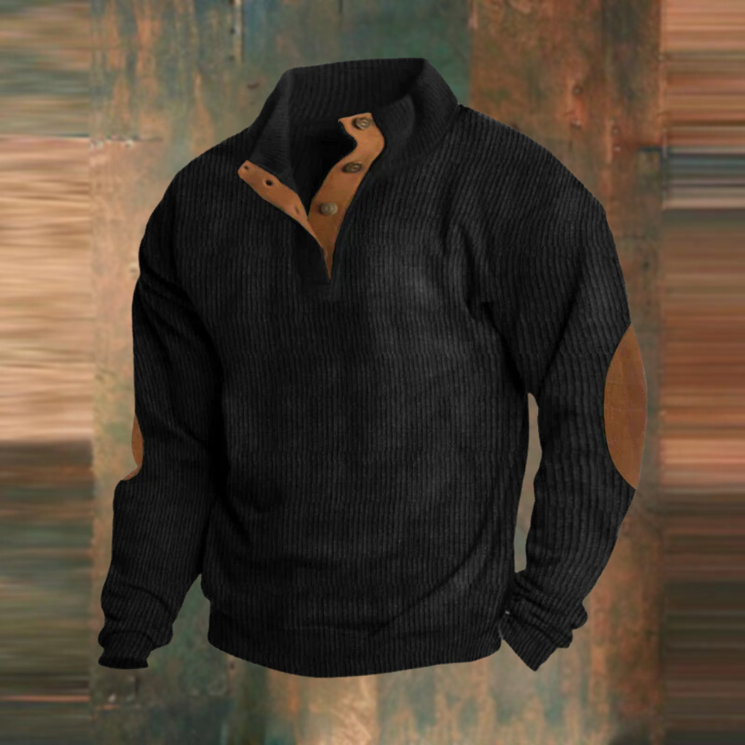 Aubin™ | Stilfuld ribstrikket sweatshirt