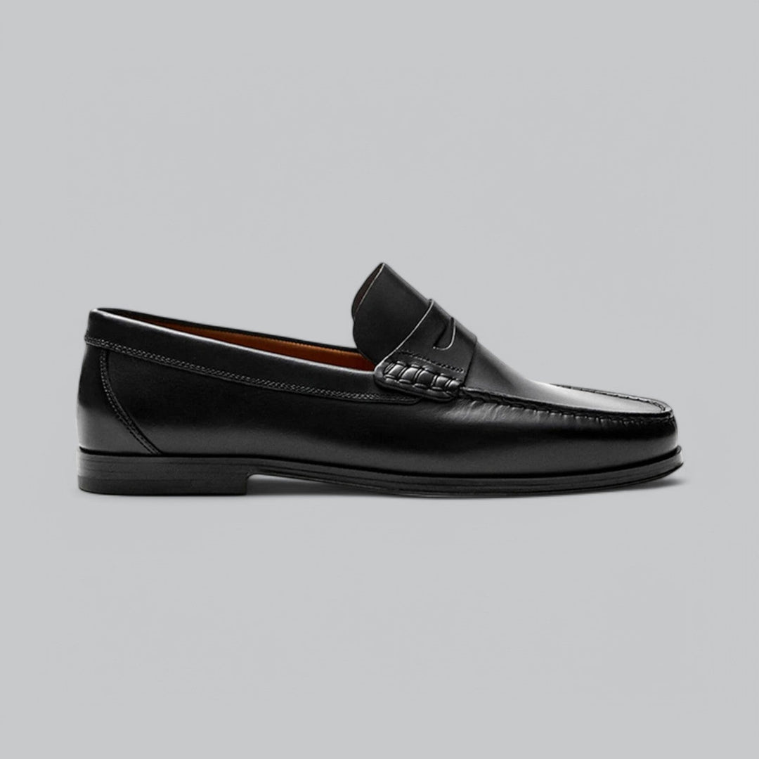 Chic Læder Penny Loafers