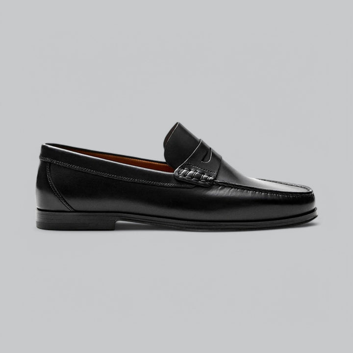 Chic Læder Penny Loafers