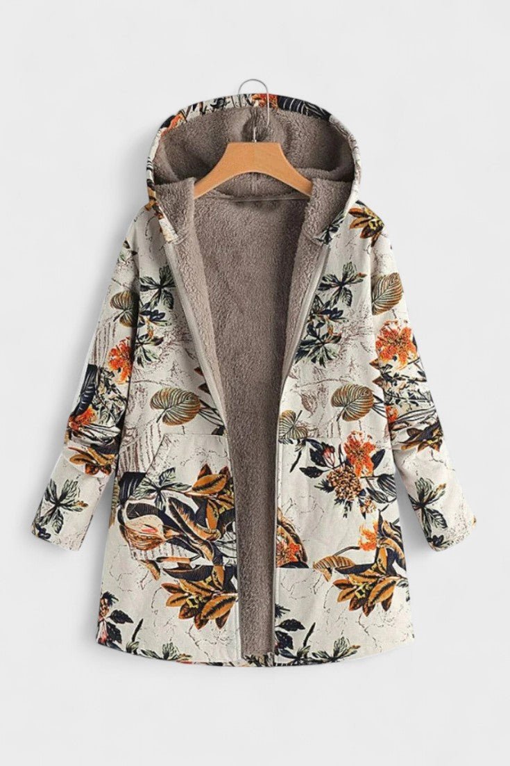 Fleural™ – Blomster fleece jakke