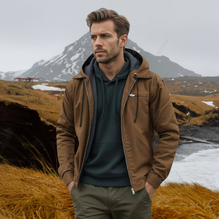 Gaspard™ | Stilfuld hættetrøje med lynlås