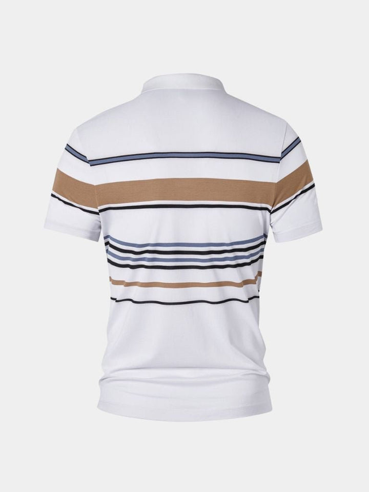 Kasper™ | Solnedgang Stribet Polo