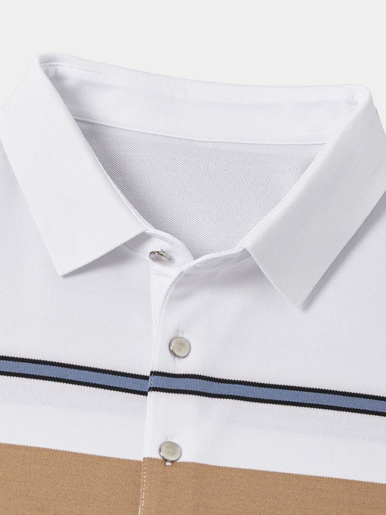 Kasper™ | Solnedgang Stribet Polo