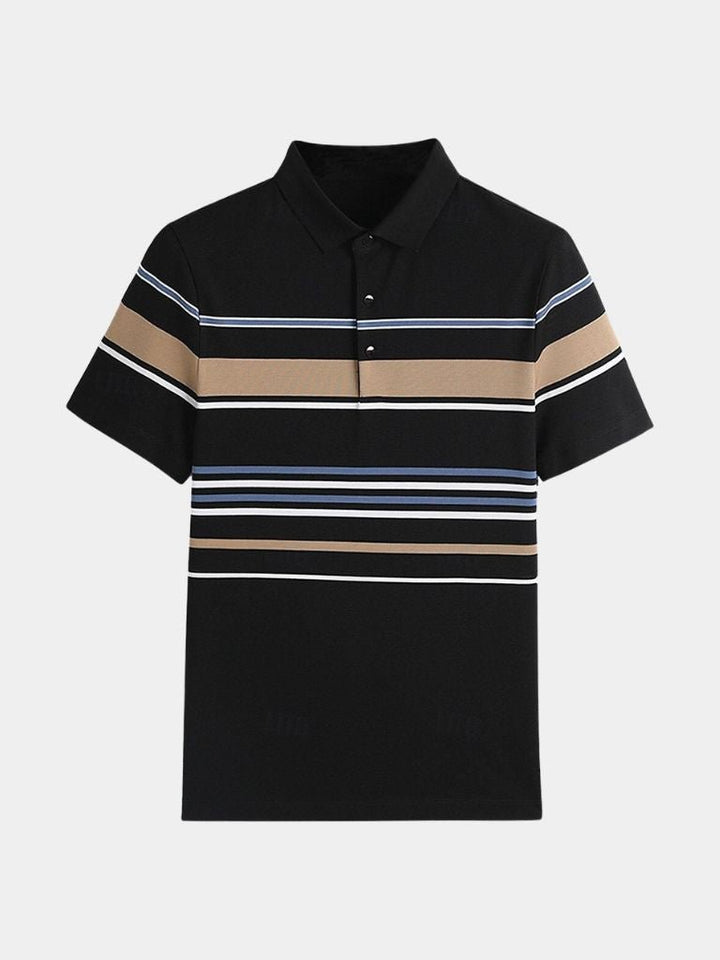Kasper™ | Solnedgang Stribet Polo