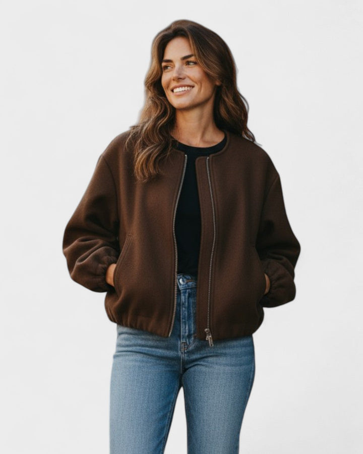 Katrine™ | Kort bomberjakke