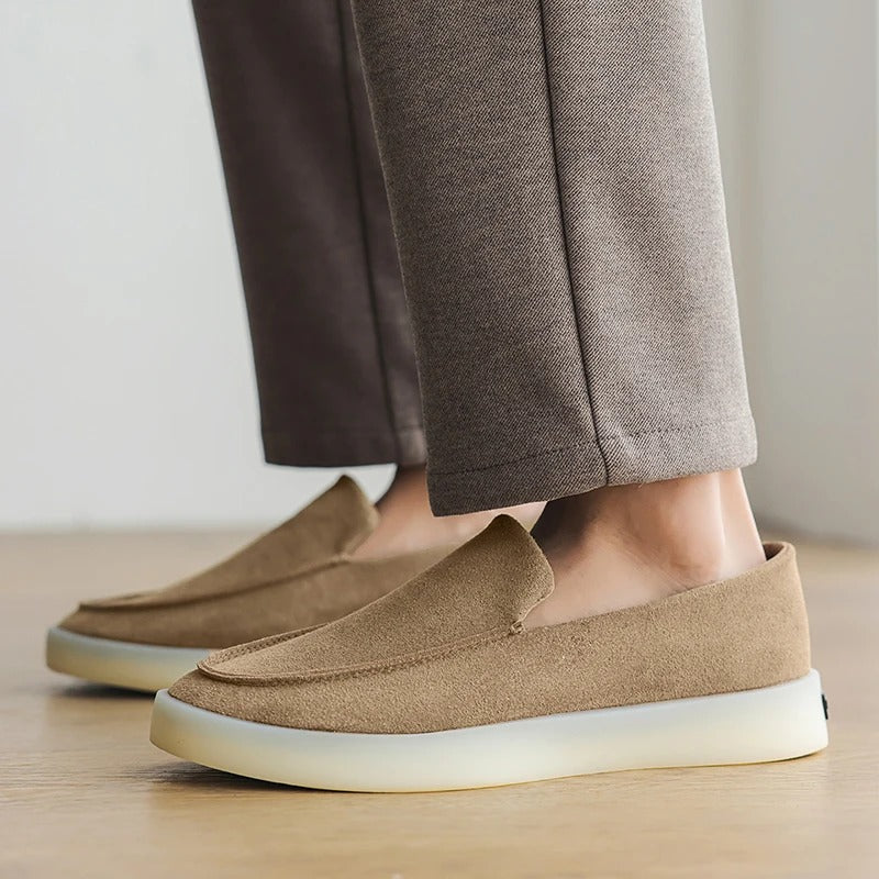 Klassiske Suede Business Loafers