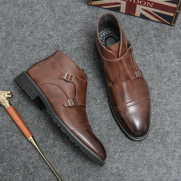 Parker™ | Kunstlæder Dobbelt-Monk-strap Støvler