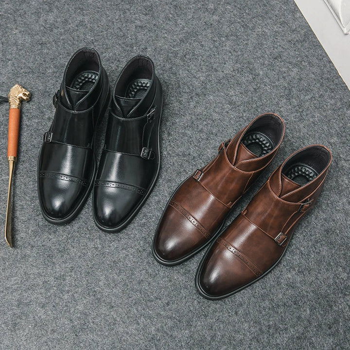 Parker™ | Kunstlæder Dobbelt-Monk-strap Støvler
