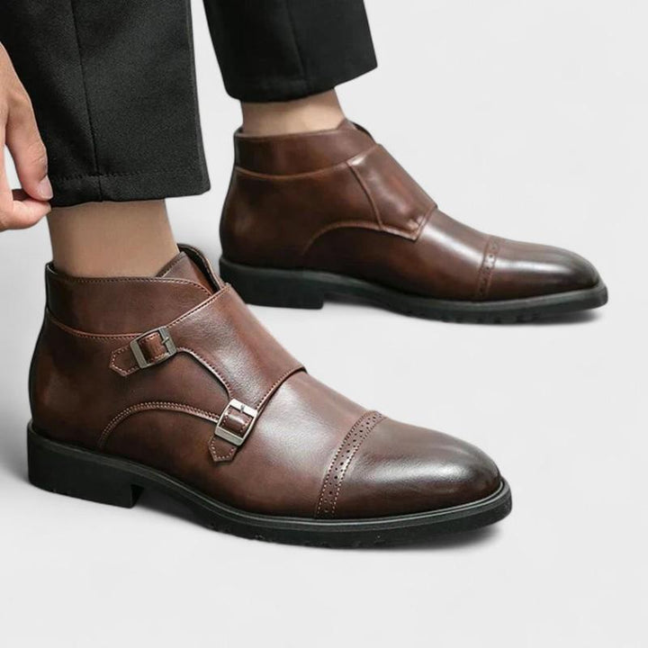 Parker™ | Kunstlæder Dobbelt-Monk-strap Støvler