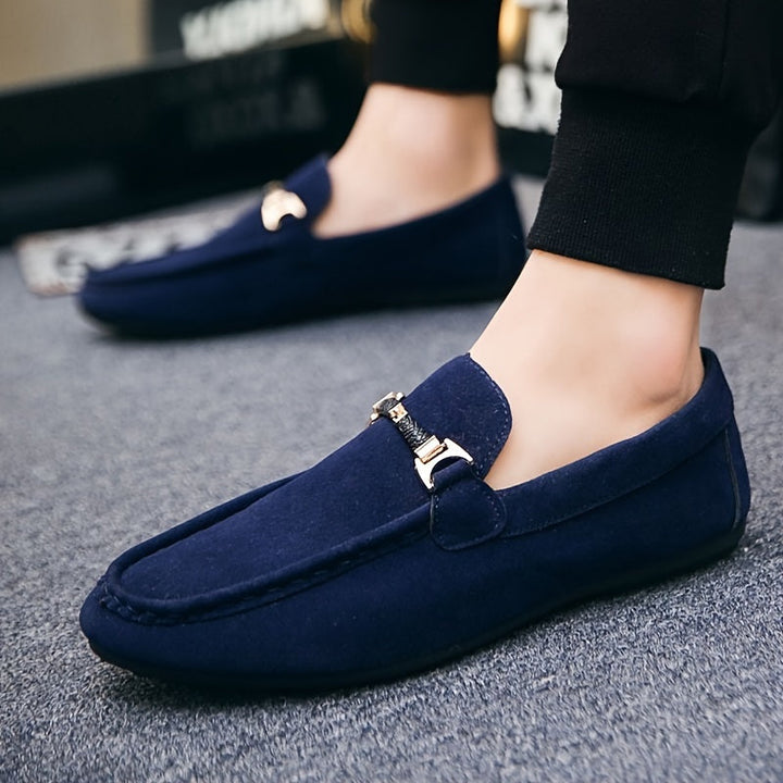 Suede Business Loafers