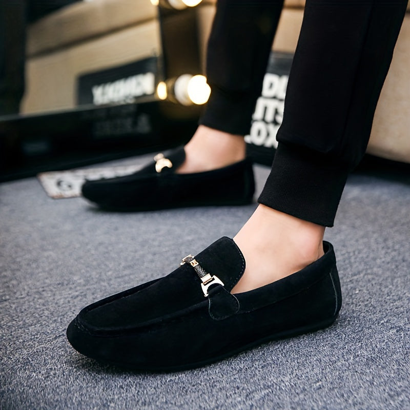 Suede Business Loafers