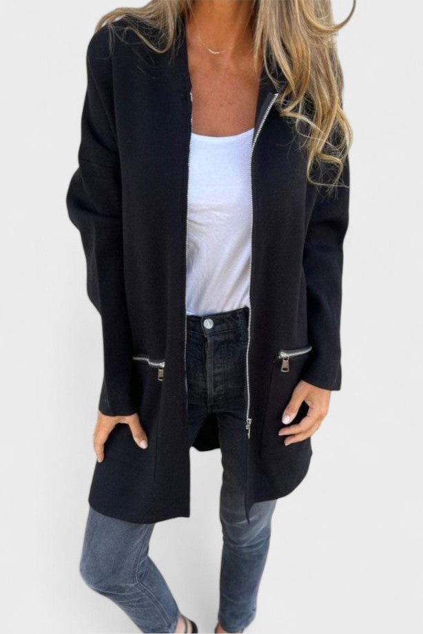 Veslina™ | Elegant strikjakke til lag-på-lag